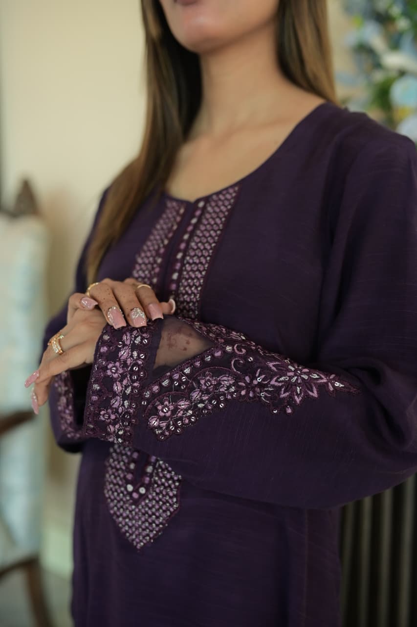 Designer Kurta Set - Premium Pakistani Fashion